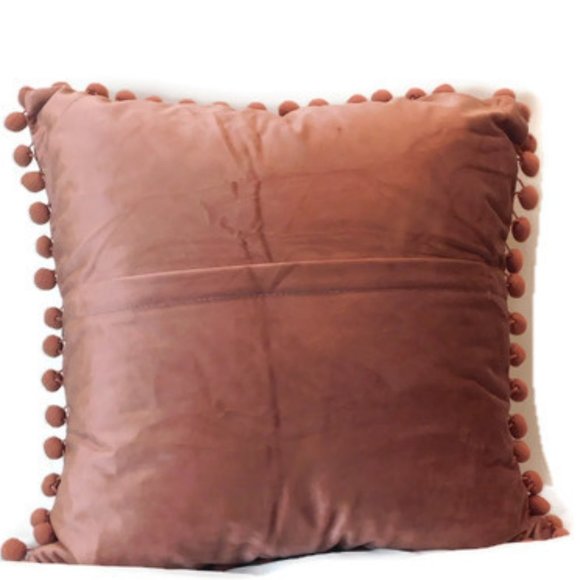 Velvet Pillow Cover Set Blush Pink NWOT - Picture 2 of 2